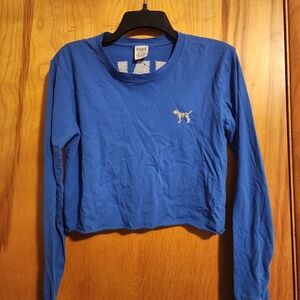VS PINK Cropped Long Sleeve - SMALL